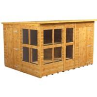 Power Pent Potting Shed 314.8 (W) x 314.8 (D) x 202.8 (H) cm 108PPPSC4