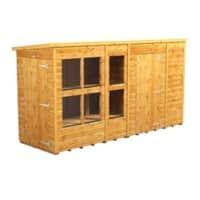 Power Pent Potting Shed 374.8 (W) x 374.8 (D) x 202.8 (H) cm 124PPPSC6