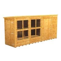 Power Pent Potting Shed 433.8 (W) x 433.8 (D) x 202.8 (H) cm 144PPPSC6