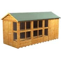 Power Apex Potting Shed 433.8 (W) x 433.8 (D) x 228.8 (H) cm 146PAPSC4