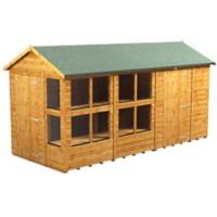 Power Apex Potting Shed 433.8 (W) x 433.8 (D) x 228.8 (H) cm 146PAPSC6