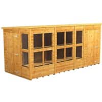 Power Pent Potting Shed 433.8 (W) x 433.8 (D) x 202.8 (H) cm 146PPPSC4