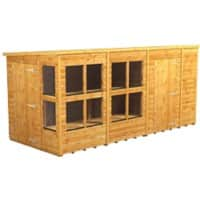 Power Pent Potting Shed 433.8 (W) x 433.8 (D) x 202.8 (H) cm 146PPPSC6