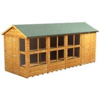 Power Apex Potting Shed 492.8 (W) x 492.8 (D) x 228.8 (H) cm 166PAPSC4