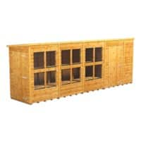 Power Pent Potting Shed 552.8 (W) x 552.8 (D) x 202.8 (H) cm 184PPPSC6