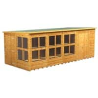 Power Pent Potting Shed 552.8 (W) x 552.8 (D) x 202.8 (H) cm 188PPPSC6