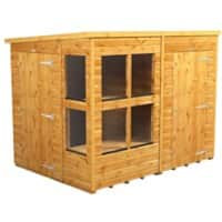 Power Pent Potting Shed 254.8 (W) x 254.8 (D) x 202.8 (H) cm 86PPPSC4