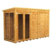 Power Pent Summerhouse 314.8 (W) x 314.8 (D) x 202.8 (H) cm 104PPSHC4