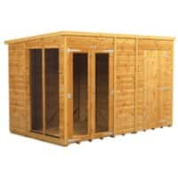 Power Pent Summerhouse 314.8 (W) x 314.8 (D) x 202.8 (H) cm 106PPSHC4