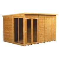 Power Pent Summerhouse 314.8 (W) x 314.8 (D) x 202.8 (H) cm 108PPSHC4