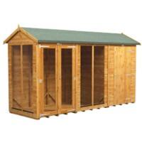 Power Apex Summerhouse 373.8 (W) x 373.8 (D) x 214.7 (H) cm 124PASHC4