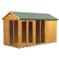 Power Apex Summerhouse 373.8 (W) x 373.8 (D) x 228.8 (H) cm 126PASHC4