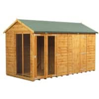 Power Apex Summerhouse 374.8 (W) x 374.8 (D) x 228.8 (H) cm 126PASHC6