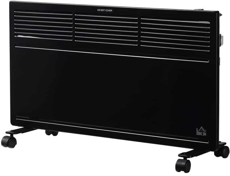 HOMCOM Electric Radiator 1300 W Black