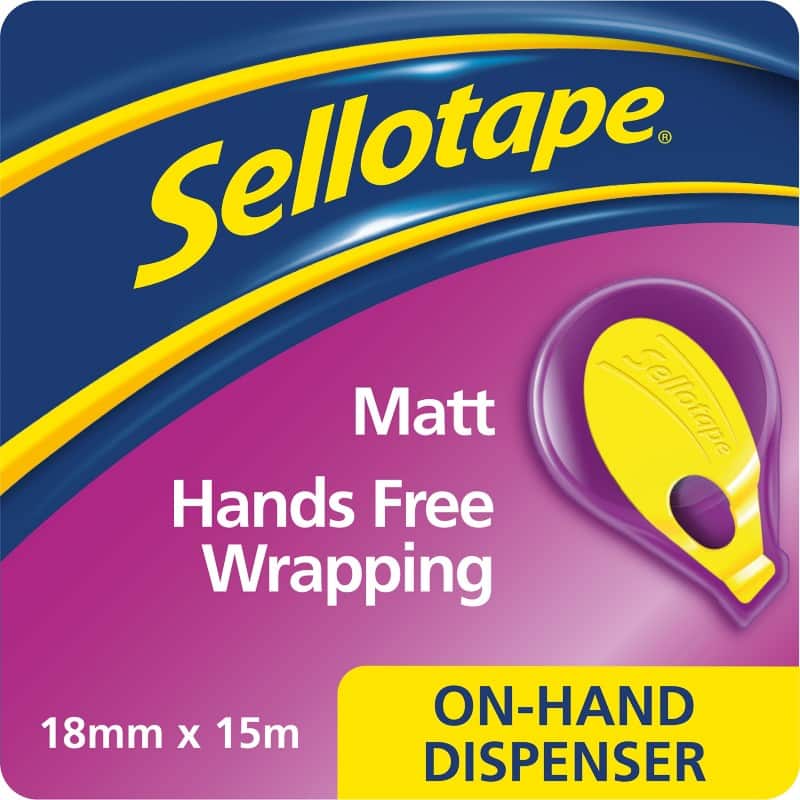 Sellotape Sticky Tape 2379004 Transparent 98 mm (W) x 0.035 m (L)