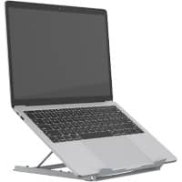ProperAV Laptop Stand Height Adjustable 240 x 250 x 40 mm Silver