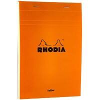 Rhodia Legal Pad 16260C A5 Squared Stapled Top Bound Cardboard Hardback Yellow Perforated 80 Pages