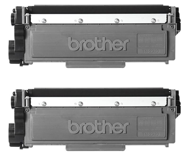 Brother TN2320TWIN Original Toner Cartridge Black Pack of 2 Duopack