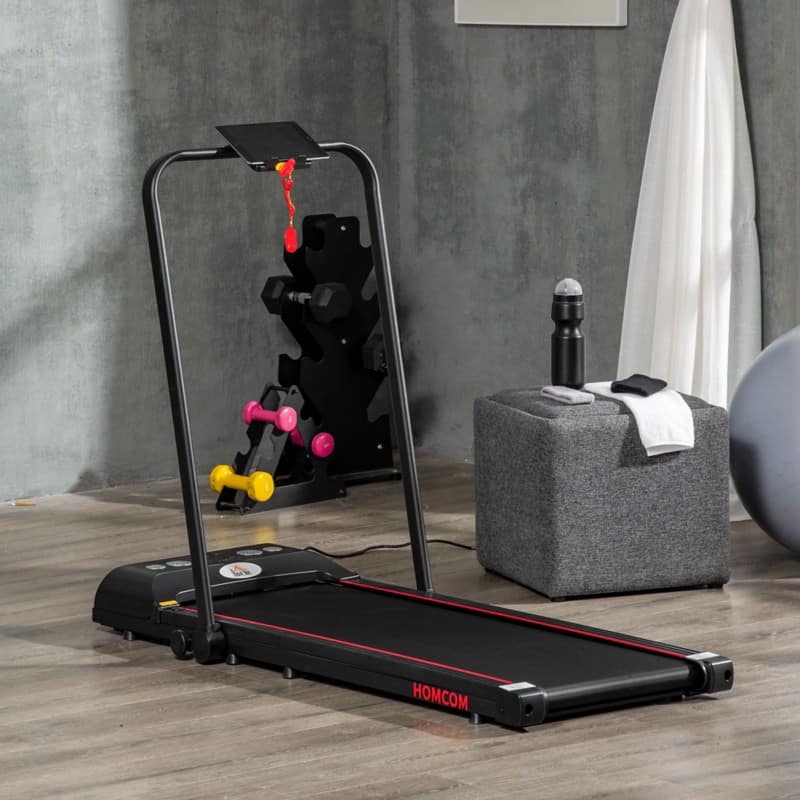 HOMCOM Walking Treadmill LED