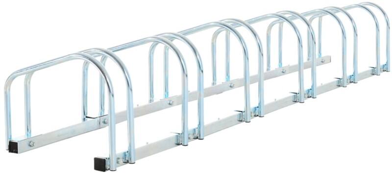 HOMCOM Bike Stand 6 Bikes Floor Mounted