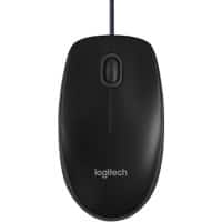 Logitech B100 Mouse Wired Black