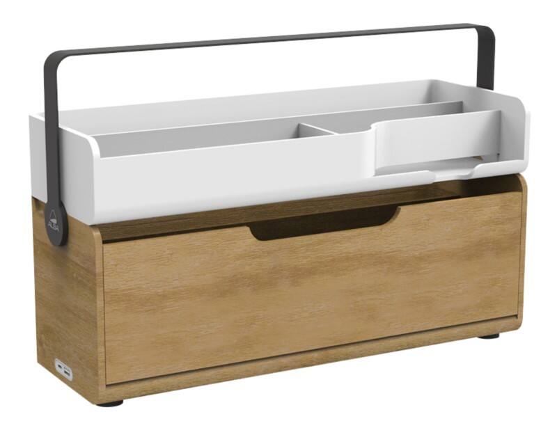 Alba DKBOX Workstation Non Height Adjustable 15 " 450 x 15 x 257 mm Multicolour