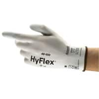 HyFlex Non-Disposable Handling Gloves PU (Polyurethane) Size 10 White 12 Pairs