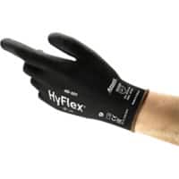 HyFlex Non-Disposable Handling Gloves PU (Polyurethane) Size 8 Black 12 Pairs