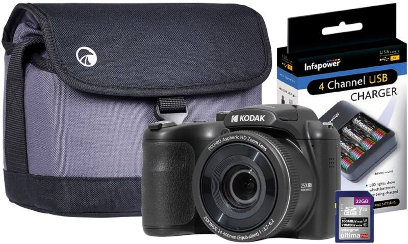 Kodak Digital Camera AZ255 Full HD Black