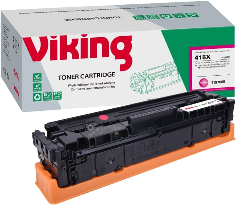 Compatible Viking HP 415X Toner Cartridge W2033X Magenta