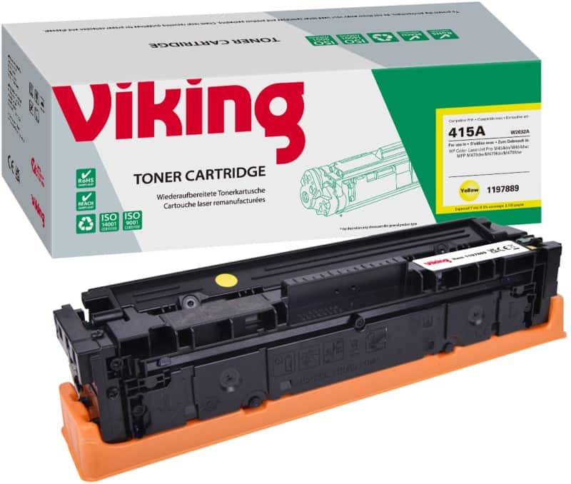 Compatible Viking HP 415A Toner Cartridge W2032A Yellow