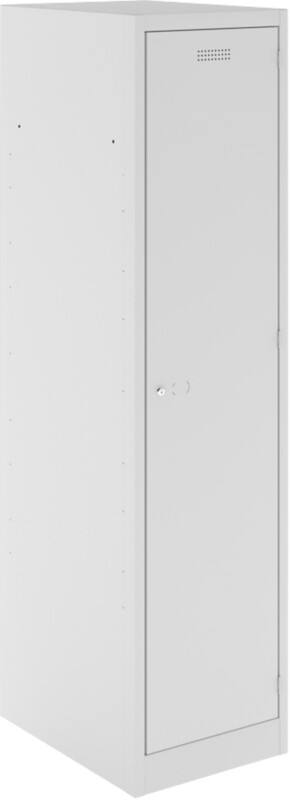 Bisley Workwear Clean & Dirty Steel Locker 1 Doors 1 nest Key lock 600 x 600 x 1,800 mm Light Grey