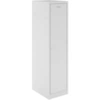 Bisley Workwear Clean & Dirty Steel Locker 1 Doors 1 nest Key lock 600 x 600 x 1,800 mm Light Grey