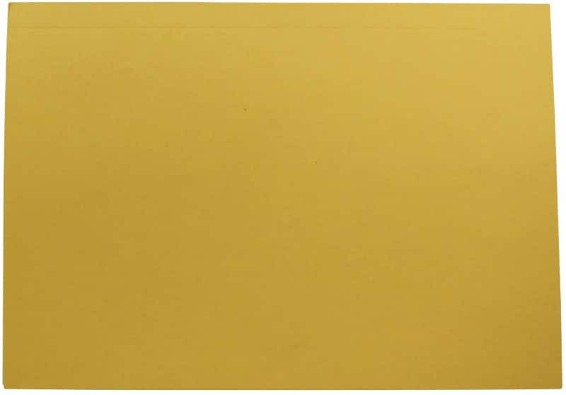 Guildhall Double Pocket Wallet 214-YLWZ A4, Foolscap Flap Manilla Landscape 38 (W) x 27 (D) x 14 (H) cm Yellow Pack of 25