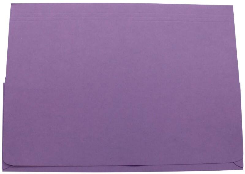 Guildhall Pocket Wallet PW3-MVEZ A4, Foolscap Flap Cardboard Landscape 27 (W) x 14 (D) x 38 (H) cm Mauve Pack of 50