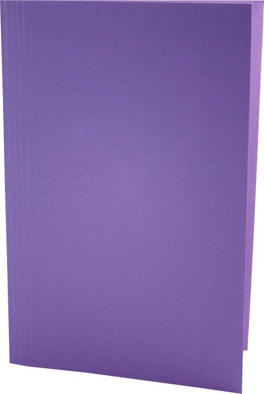 Guildhall Square Cut Folder A4, Foolscap Mauve Manilla Cardboard 250gsm 250 gsm Pack of 100