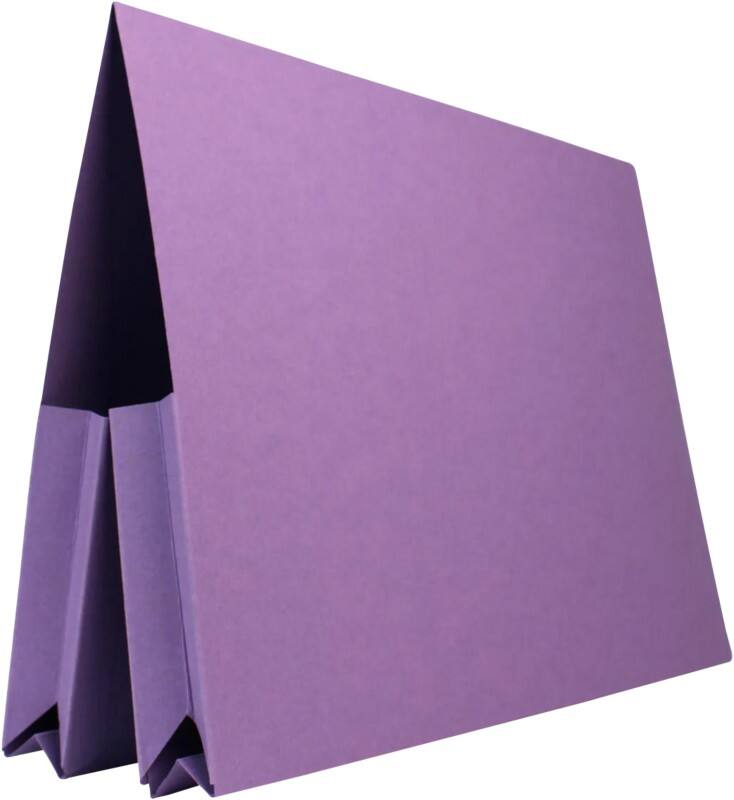 Guildhall Double Pocket Wallet 214-MVEZ A4, Foolscap Flap Manilla Landscape 38 (W) x 27 (D) x 14 (H) cm Mauve Pack of 25