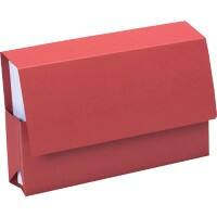 Guildhall Document Wallet PRW2-REDZ A4, Foolscap Flap Manilla Landscape 37 (W) x 26.5 (D) x 7 (H) cm Red Pack of 25