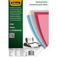 Fellowes Binding Cover A4 200 Mic PET (Polyethylene Terephthalate) Transparent Pack of 100
