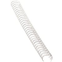 Fellowes Binding Wires A4 10 mm 61-80 Metal Silver Pack of 100