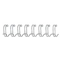 Fellowes Binding Wires A4 8 mm 36-60 Metal Silver Pack of 100