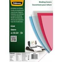 Fellowes Binding Cover A4 150 Mic PET (Polyethylene Terephthalate) Transparent Pack of 100