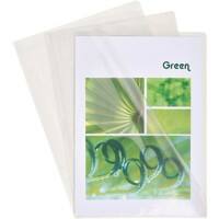 Exacompta Cut Flush Folders A4 Transparent Polyvinyl chloride 0,13mm Pack of 100