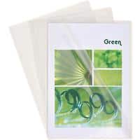 Exacompta Cut Flush Folders A4 Transparent Polyvinyl Chloride 130 microns Pack of 100