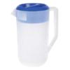 Seco Jug Polypropylene 2.4 L Dishwasher Safe Blue, Transparent