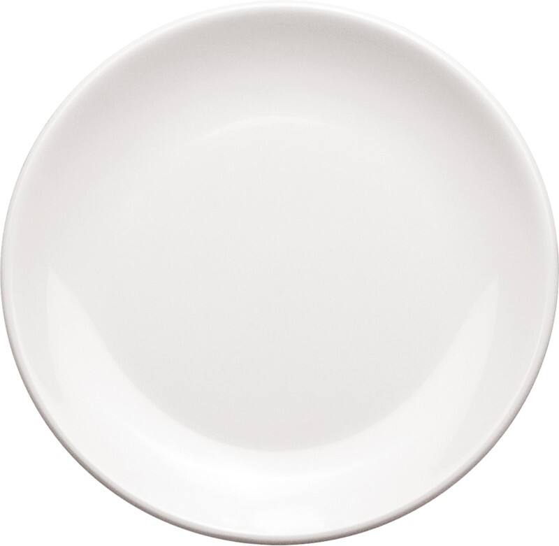 Seco Plate Melamine 230 mm Dishwasher Safe White Pack of 6