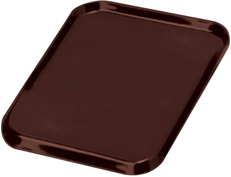 Seco Tray PC (Polycarbonate), Rubber Dishwasher Safe Black