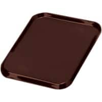 Seco Tray PC (Polycarbonate), Rubber Dishwasher Safe Black