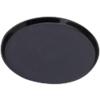 Seco Tray Polypropylene, Rubber Dishwasher Safe Black