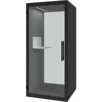 Dams International Acoustic Phone Booth Single Black